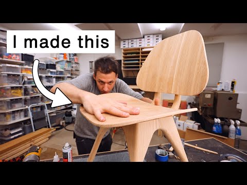 This chair was VERY hard to make