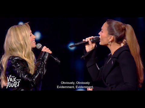 Lara Fabian & Vitaa - Évidemment (Live : Nos Voix Pour Toutes, France, 2024) English & French