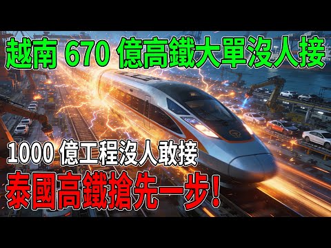 670億美元直接打水漂？越南高鐵招標0人在意！中國拒接爛尾盤，泰國卻偷偷贏麻了！ #越南高鐵 #中泰鐵路 #一帶一路 #中國基建 #越南經濟 #泰國東部經濟走廊 #泛亞鐵路 #高鐵出海