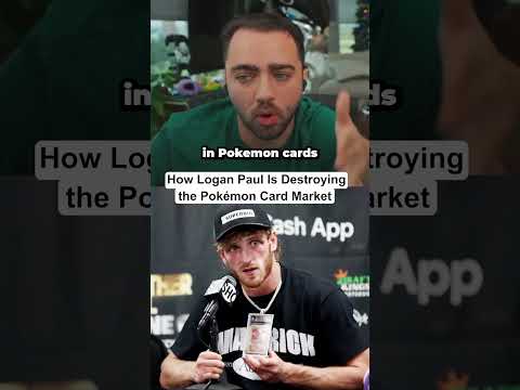 How Logan Paul Is Destroying the Pokémon Card Market😳🤔 #shorts #mizkif #loganpaul #pokemoncards