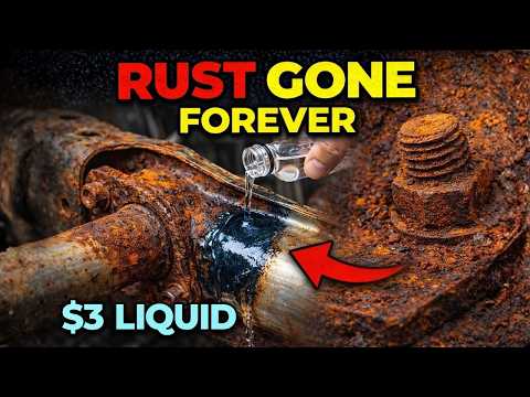 $3 Liquid KILLS ALL Rust. PERMANENTLY. No Mechanic. No Shop. BIG AUTO BURIED THIS.