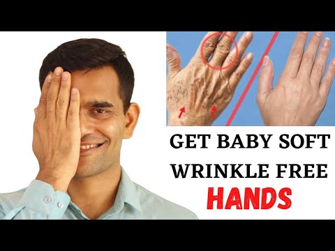 Remove Wrinkles And Get Younger Looking Hands | Home Made Scrub And Moisturizer For Beautiful Hands