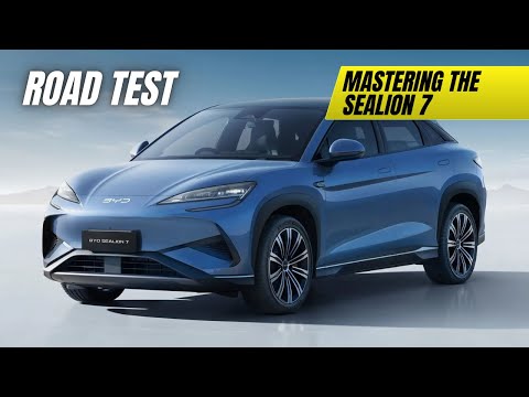 BYD Sealion 7 EV  test and demo of the driver assistance systems, auto-steer,  navigation...