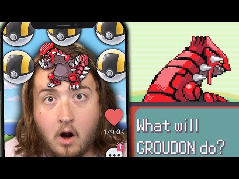 Pokémon but a TikTok filter decides my team