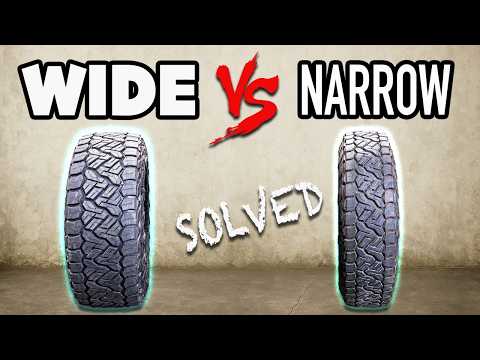 Wide VS Narrow Tires, SHOCKED BY CONCLUSIVE RESULTS - Questions Answered w/ Scientific Experiments