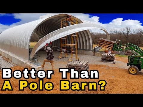 Quonset Hut Vs Pole Barn - Would I Build This Again?