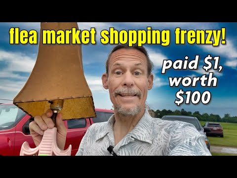 Early Bird Antique & Vintage Flea Market Bargain Shopping!