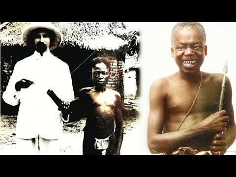 HOW THE BELGIAN INVADERS DESTROYED THE "DEMI-HUMAN" PYGMIES