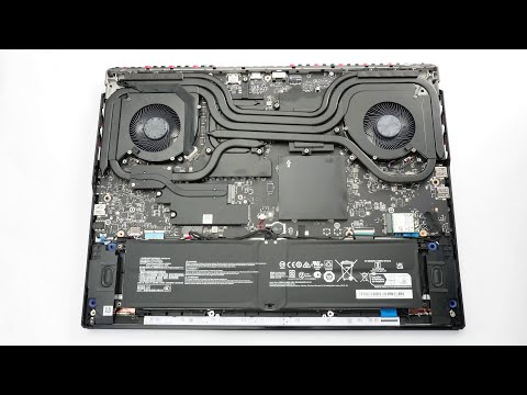 MSI Raider A18 HX A9W Disassembly & Teardown