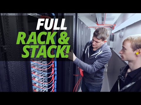 A DAY in the LIFE of the DATA CENTRE | FULL CUSTOMER "RACK & STACK" with ASH & JAMES!
