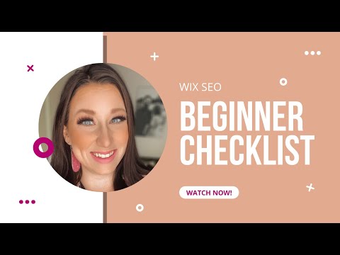 Adding SEO to Your WIX Website Beginners Checklist