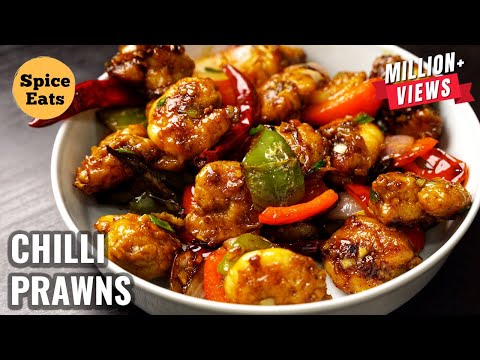 CHILLI PRAWNS RESTAURANT STYLE | CHILLI GARLIC PRAWNS | CHILLI PRAWNS