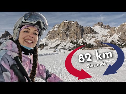 Longest ski circuit in Dolomiti Superski: Mountain Infantry Tour from Alta Badia