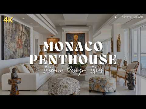Monaco Penthouse: Crafting Chic Minimalism Inspired by Riviera Grandeur
