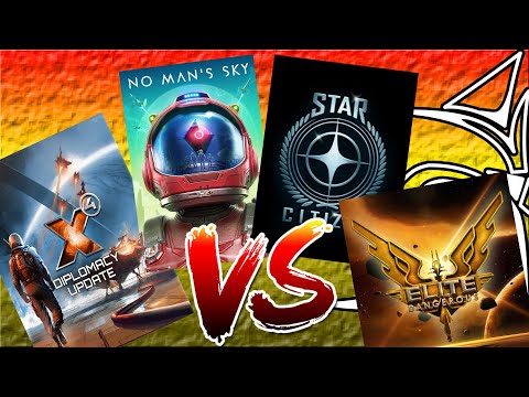 Star Citizen VS Elite Dangerous VS No Man's Sky VS X4 Foundations (2025/2026)