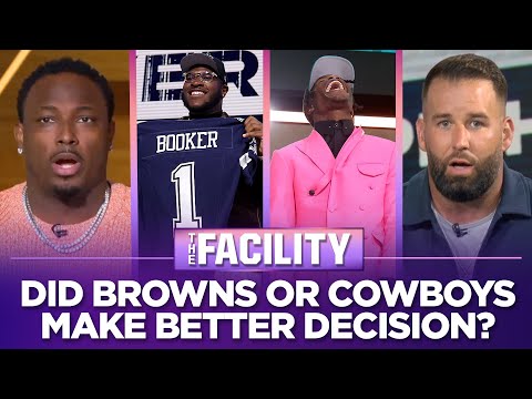 Will Browns regret passing on Travis Hunter, agree with Cowboys picking Tyler Booker? | THE FACILITY