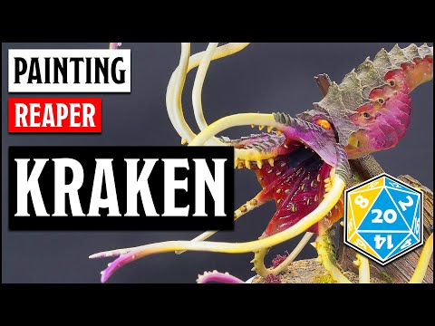 How to paint Kraken | Reaper Bones Miniatures | Boxes of Shame