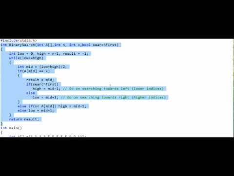 Count occurrences of a number in a sorted array with duplicates using Binary Search