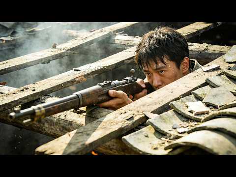 Anti-Japanese Film! Japanese raid a village, but guerillas use terrain to set a trap, wipe them out!