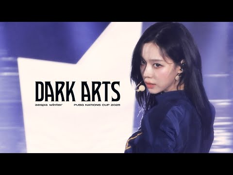 250727 PUBG NATIONS CUP 2025 윈터 winter 에스파 aespa Dark Arts 4K 60 직캠