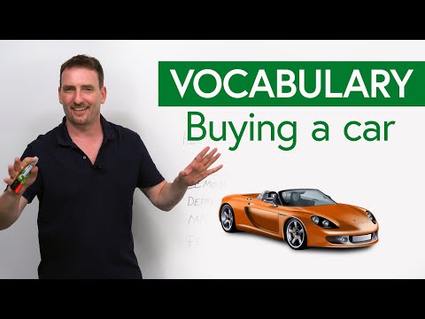 Learn English Vocabulary: Buying a Car