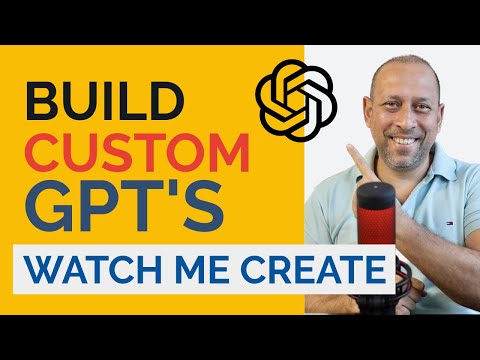 Build a Custom GPT from Scratch - Open AI (Beginners Tutorial)