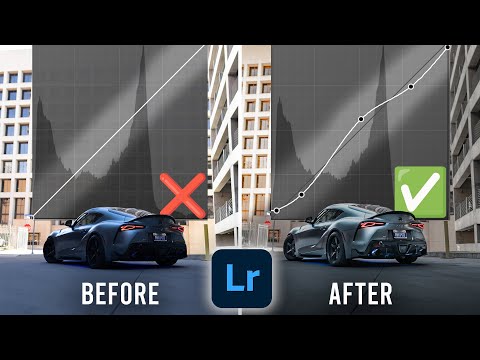 5 Creative Ways To Use the Curve Tool for Car Photography In Lightroom