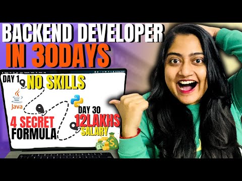 Incredible😡Become BACKEND DEVELOPER in 30days Easily😳🔥