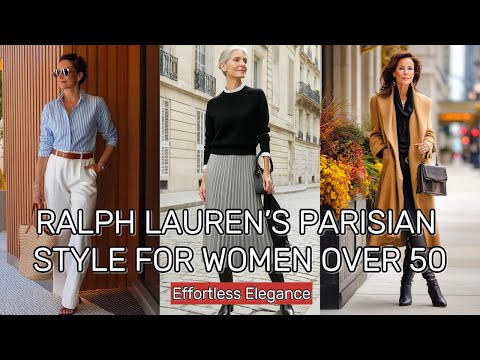 Effortless Elegance: Ralph Lauren’s Parisian Style for Women Over 50