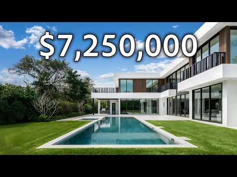INSIDE a $7,250,000 BRAND NEW Mansion in Pinecrest, FL | Luxury Home Tour