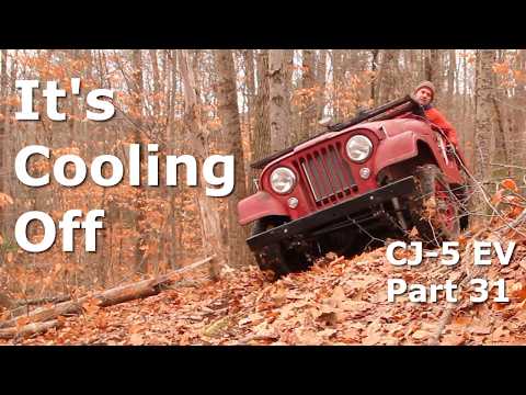 Electric Jeep conversion gets a cooling system (and a test track)(CJ5 EV build part 31)
