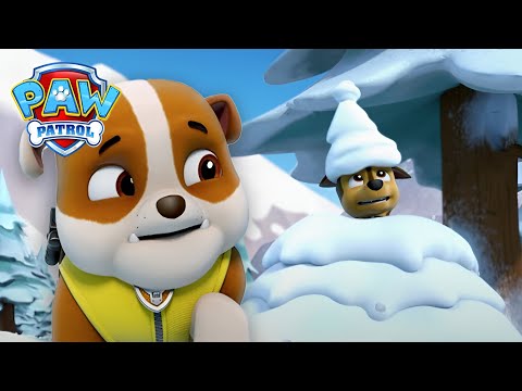 雪地上的脚印 - PAW Patrol 汪汪隊立大功 - 兒童卡通