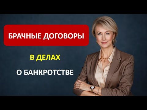 БРАЧНЫЕ ДОГОВОРЫ В ДЕЛАХ О БАНКРОТСТВЕ