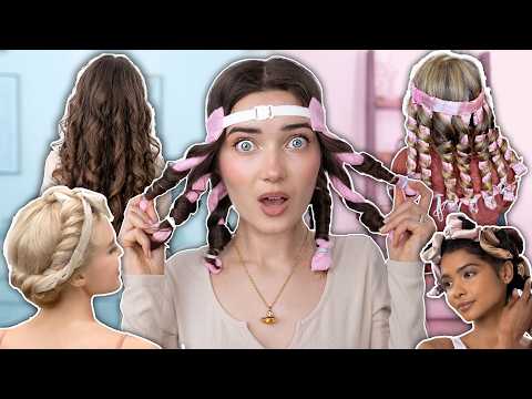 I Tested EVERY Heatless Hair Curl Product For A Week...