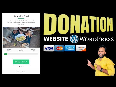 Donation Website in WordPress | Collection Donations on WordPress with 💳 Credit/Debit Cards