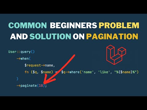 Laravel Tip - Common Beginners Problem And Solution On Pagination