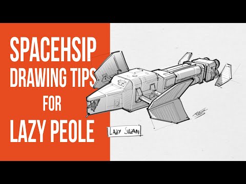 Lazy Spaceship sketching tips and tricks
