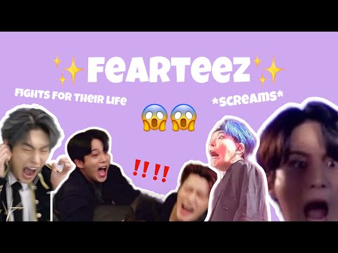 ateez being scared for 10 minutes and 31 seconds straight