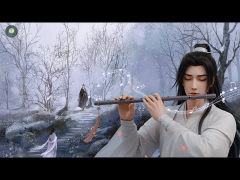 Chinese Zen Music: Bamboo flute, erhu & Guzheng | Chinese music for Relaxing @MoonlitMelodies-68s