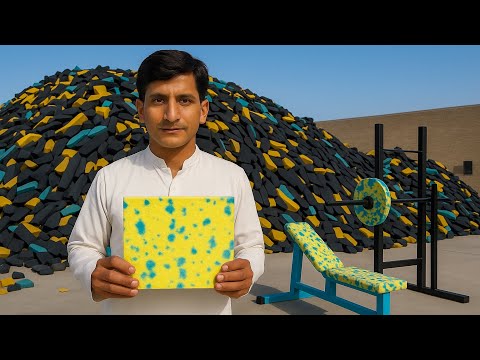 Amazing Waste Foam Recycling Process – Turning Trash Into Premium Gym Seats