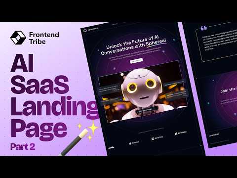 Build a 🤩 Futuristic Next.js AI Saas Landing Page | TailwindCSS, React, Typescript and CVA — Part 2