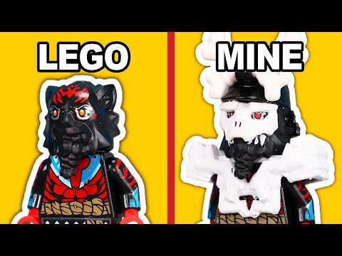 I Made Ninjago Minifigures in LEGO FORGOT...