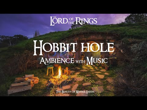 Lord Of The Rings | Hobbit Hole | Ambience & Music | 3 Hours