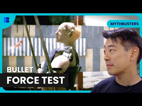 Investigating bullet impacts - Mythbusters