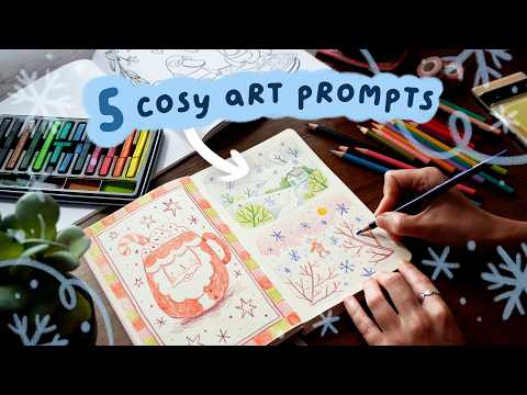 5 cosy sketchbook ideas to stay creative this winter