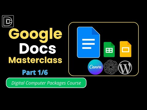 Google Docs Masterclass for Beginners – Full Course Tutorial (Formatting, Templates, Collaboration)