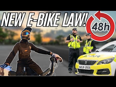 E-BIKE LAW UPDATE: 48 Hours and Your Bike Gets Crushed!