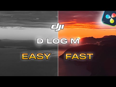 D-Log M Color Grading Made Easy – DaVinci Resolve 20 (No LUTs, Free Version)