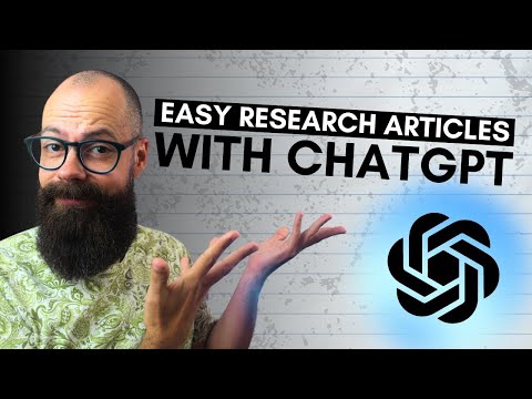 How to use ChatGPT to EASILY write research articles [The Hidden Edge in Academia]