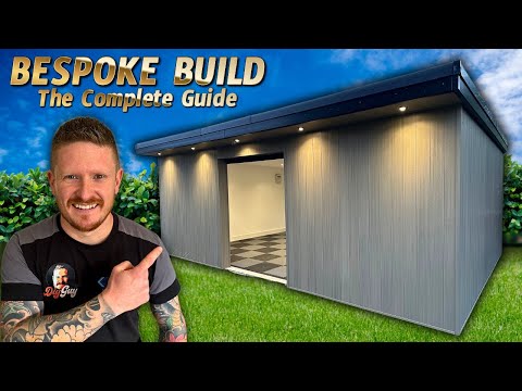 How to Build a Bespoke Garden Room Workshop From Start to Finish!